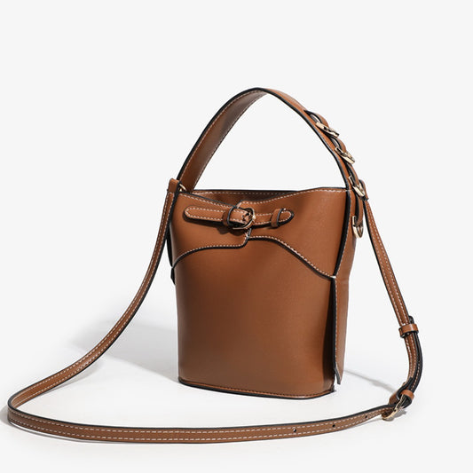 Bolso de mano pequeño y elegante tipo cubo – Bolso bandolera elegante para el día a día y bolso tote compacto estilo hobo