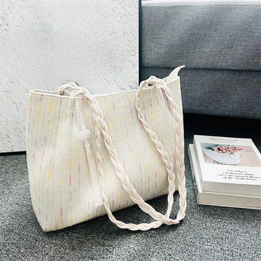 Bolso tote de gran capacidad para mujer: el bolso de hombro perfecto para estudiantes, quienes viajan diariamente y para uso diario.