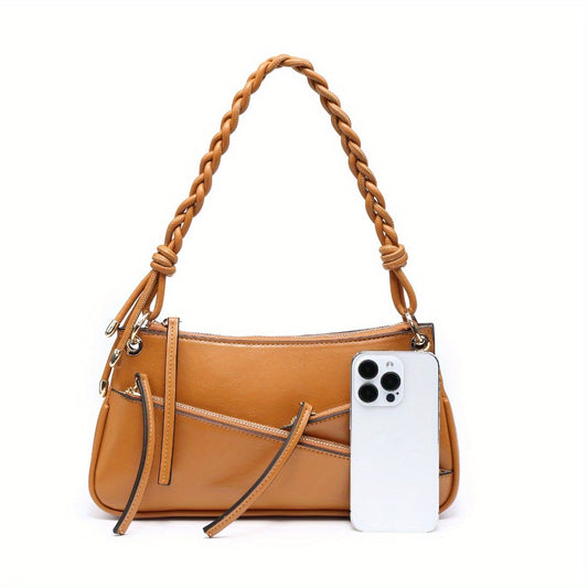 Small Shoulder Bag Unique Handmade Woven Handle hobo