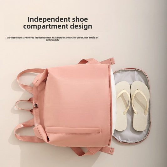 Mochila deportiva, bolsa de ejercicio con compartimentos para ropa húmeda y seca, bolsa de viaje de gran capacidad, bolsa de playa/natación