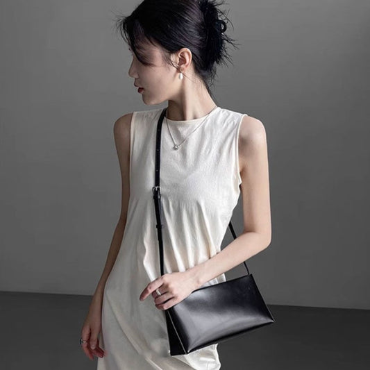 Bolso baguette de verano y otoño: bolso bandolera versátil, bolso hobo mini informal de estilo retro francés, elegante diseño cuadrado ligero