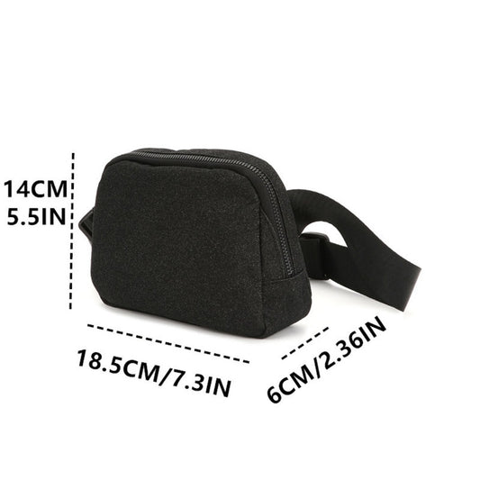 Riñonera versátil – Bolsa de pecho para deportes al aire libre y running para mujer | Bolso bandolera ajustable | Ligera y resistente | Perfecta para viajes y fitness
