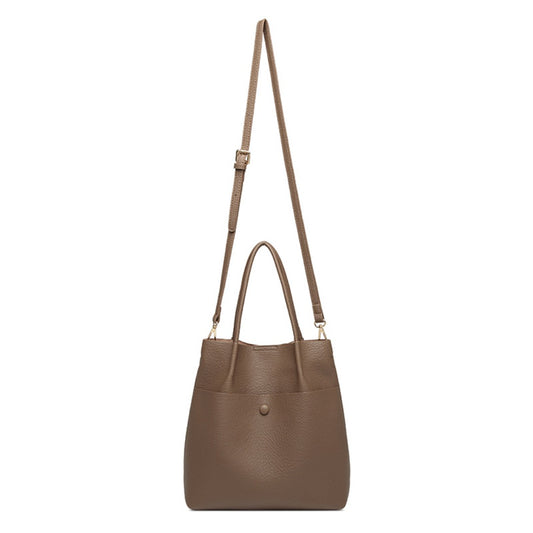 Bolso tote estilo universitario, bolso tote de gran capacidad, bolso sencillo y versátil con asa superior, bolso tote tipo hobo para el hombro