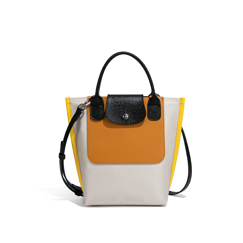 Bolso tote elegante de nailon a juego - Bolso de hombro de gran capacidad, bolso de mano de moda de alta calidad para mujer, estilo cruzado versátil