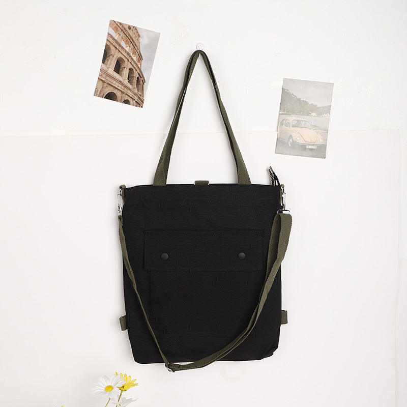 Bolso bandolera de nailon, bolso ligero para llevar debajo del brazo, bolso de hombro sencillo de lona.