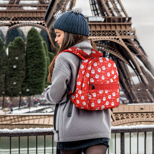 Mochila de nailon impermeable estampada, elegante mochila de viaje de gran capacidad para mujer, mochila de almacenamiento,