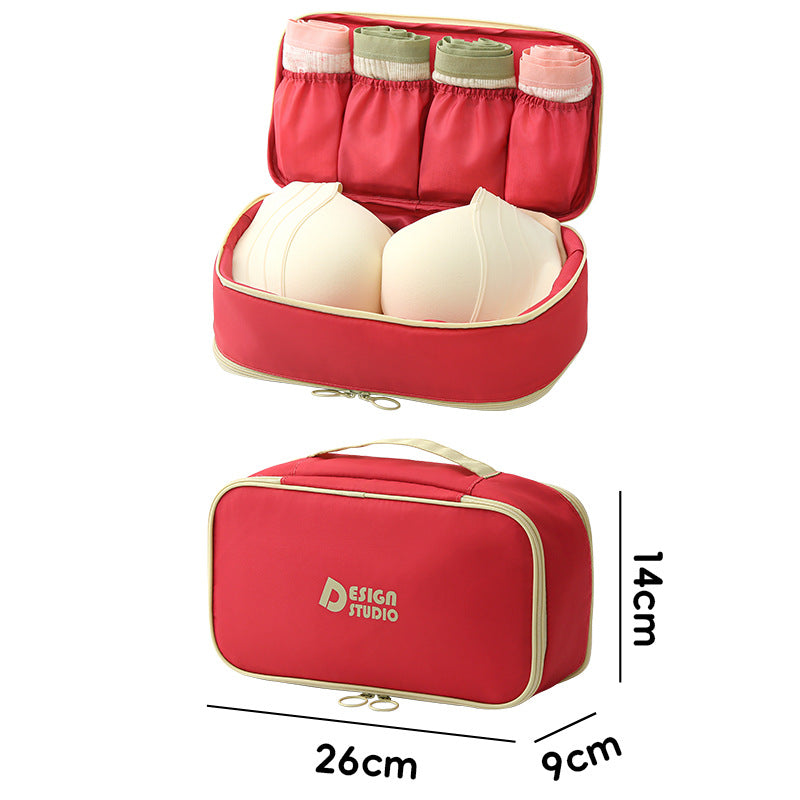 Bolsa de almacenamiento de ropa interior Dopamine de gran capacidad, bolsa de viaje, bolsa multifuncional tres en uno para guardar calcetines
