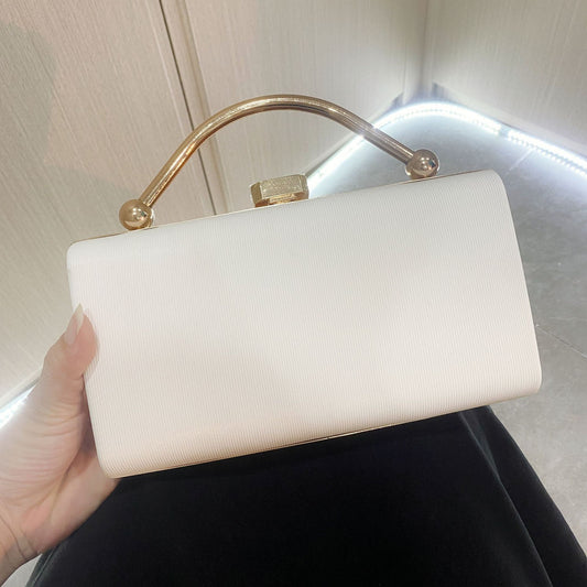 Bolso de mano sencillo, pequeño y perfumado con estampado de paisajes, ideal para bodas, fiestas de cumpleaños o cenas.