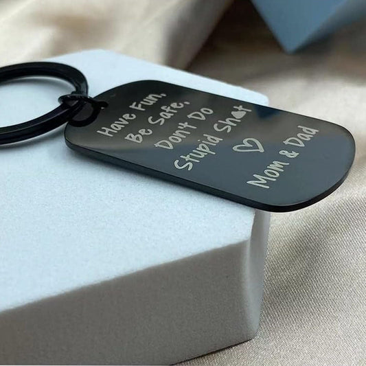 Keychain Black Men's Keychain Foreign Trade Keychain -dropshippingabc.com