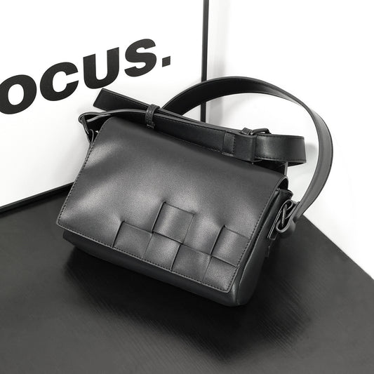 Bolso bandolera para hombre, bolso cruzado unisex de moda, bolso cruzado tejido,