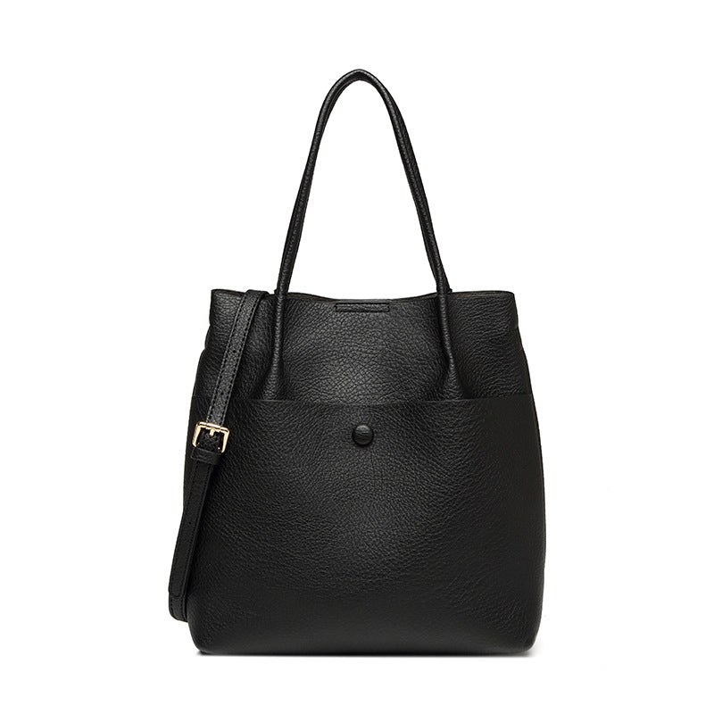 College style tote bag, large capacity tote bag, simple versatile top handle purse, tote shoulder hobo bag