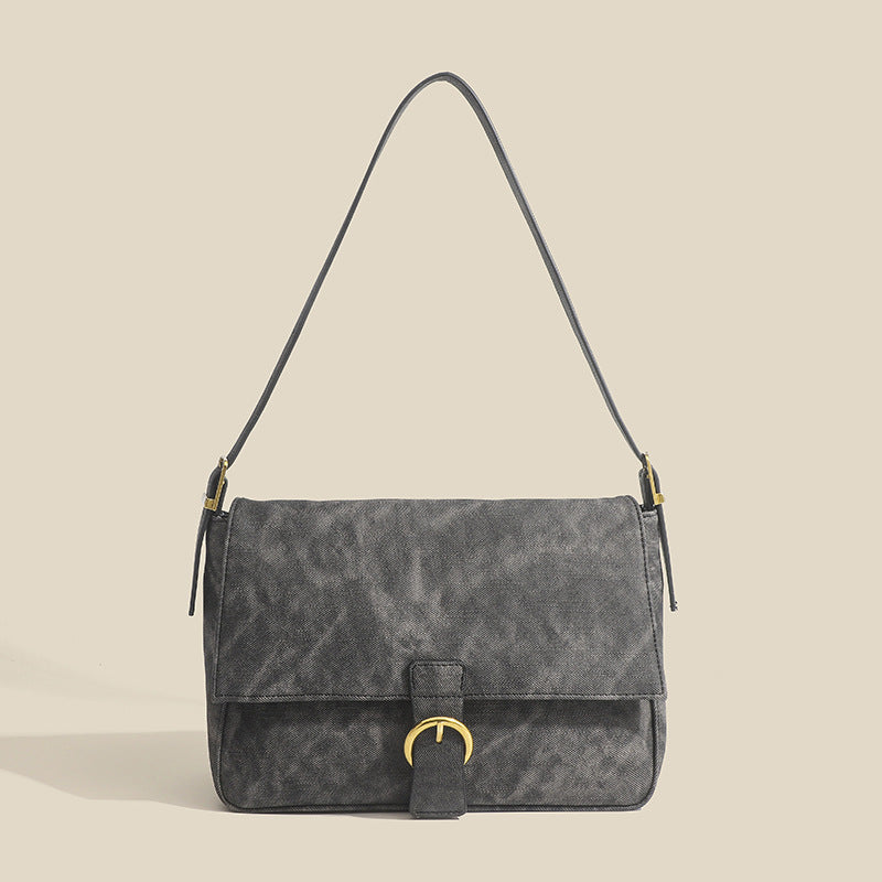 Hobo bag for women, large capacity portable commuter armpit bag, versatile shoulder bag, vintage tote bag