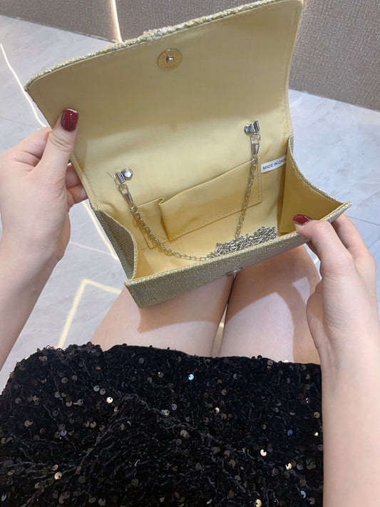 Bolso de mano con textura de diamante para niña, ideal para vestidos de noche, banquetes y cheongsams.