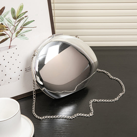 Bolso acrílico dorado, bolso de banquete metálico brillante, bolso de noche, bolsos de noche formales para mujer, bolso de mano, bolso de cena, bolso de mano informal.