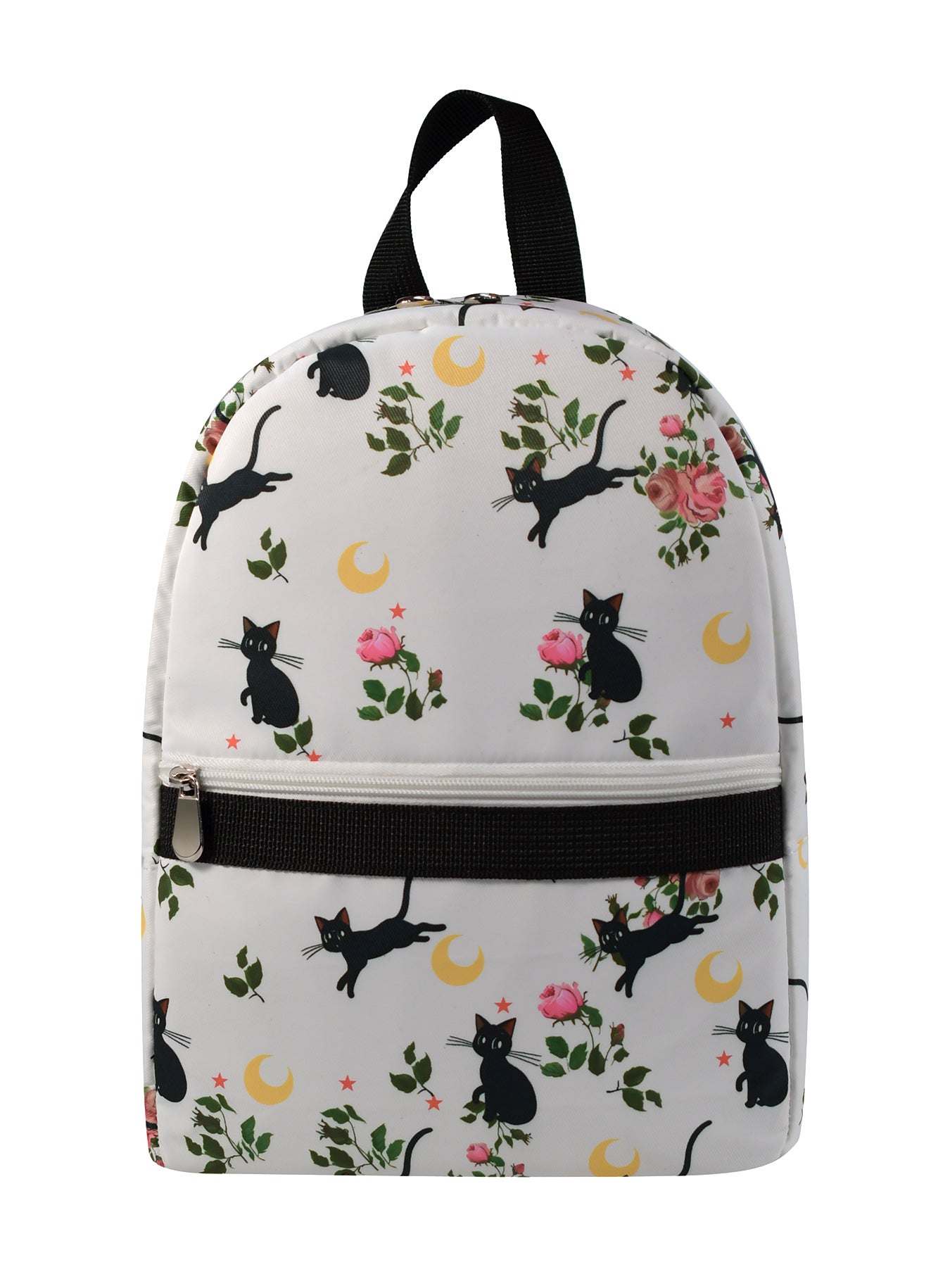 Mochila de nailon impermeable estampada, elegante mochila de viaje de gran capacidad para mujer, mochila de almacenamiento,