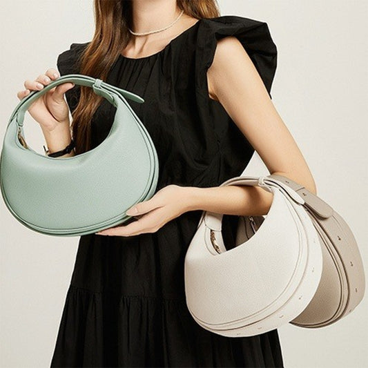 Bolso de media luna, bolso de hombro ajustable, bolso hobo para mujer