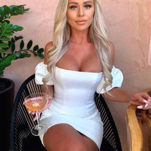 Women's Sexy Tube Sleeveless Bodycon Satin Suspender Mini Dress - Sexy Backless Wrap Cocktail Party Dress -dropshippingabc.com