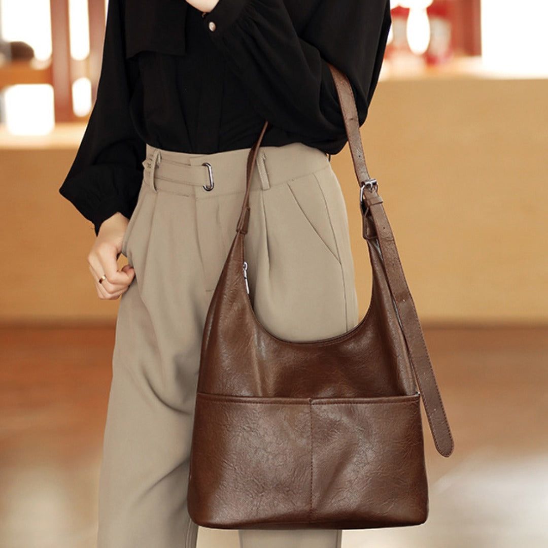 Bolsos tipo hobo para mujer, bolsos de hombro para el día a día, bolsos bandolera de gran capacidad para mujer, bolsos holgados