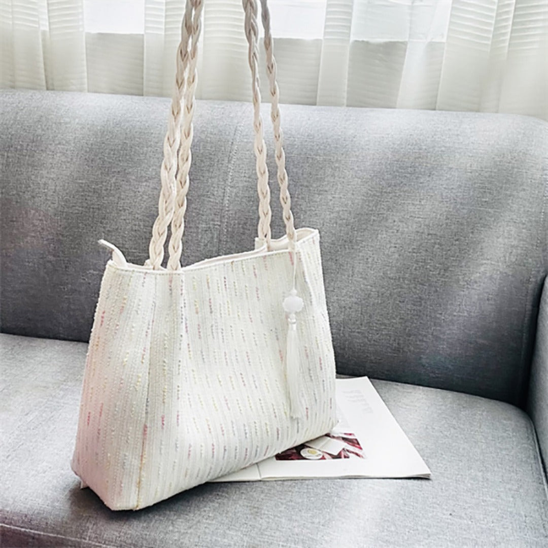 Bolso tote de gran capacidad para mujer: el bolso de hombro perfecto para estudiantes, quienes viajan diariamente y para uso diario.