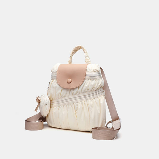 Elegante bolso hobo plegable para mujer - Bolso de hombro ligero de gran capacidad y bolso bandolera informal de tela