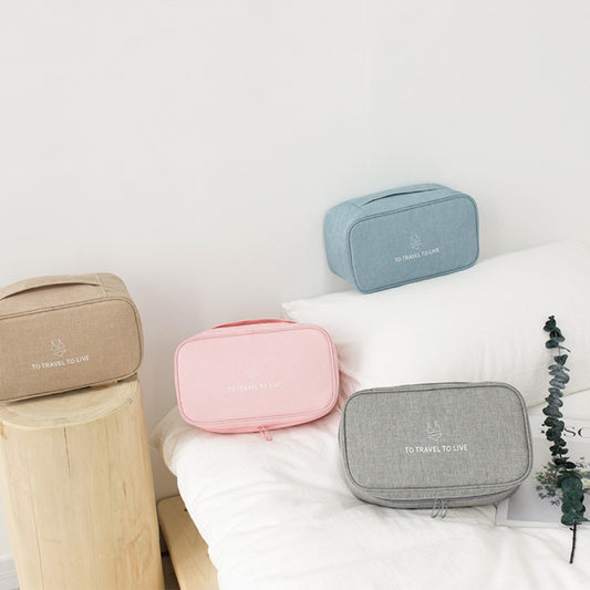 Oxford cloth underwear and socks storage bag, modern simple and fashionable large-capacity convenient finishing bag, underwear storage bag