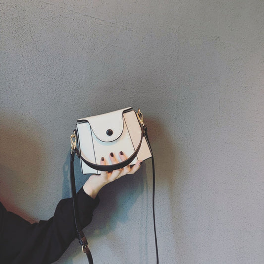 Bolso bandolera pequeño tipo cubo, bolso bandolera pequeño y sencillo para mujer, bolso bandolera versátil