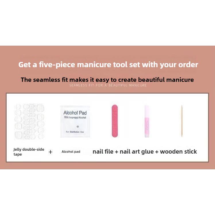 1051- Handmade press on nails fake nails removable Handmade Drawing Nails