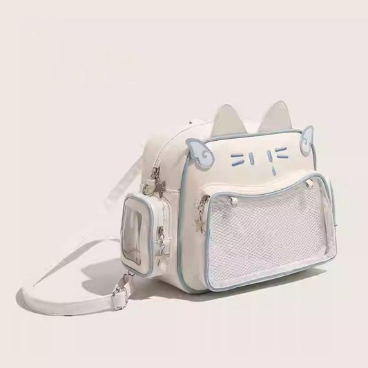 Lindo bolso transparente para niñas pequeñas, mochila para niñas, bolso cruzado para niños y adolescentes