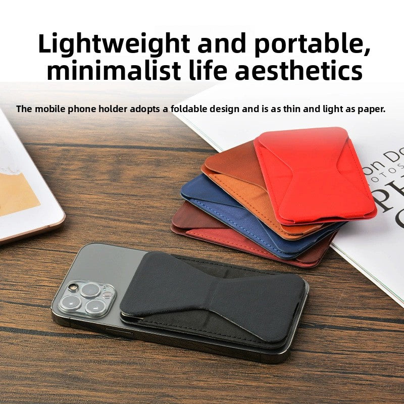 Magnetic Wallet Stand Compatible with iPhone 17/16/15/14/13/12 Series, Angle Adjustment & Magsafe Compatible Phone Stand -dropshippingabc.com
