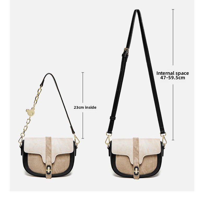 Retro Saddle Bag, Women's Fashion Shoulder Underarm Bag, stylish Versatile Crossbody Bag Women's Mini