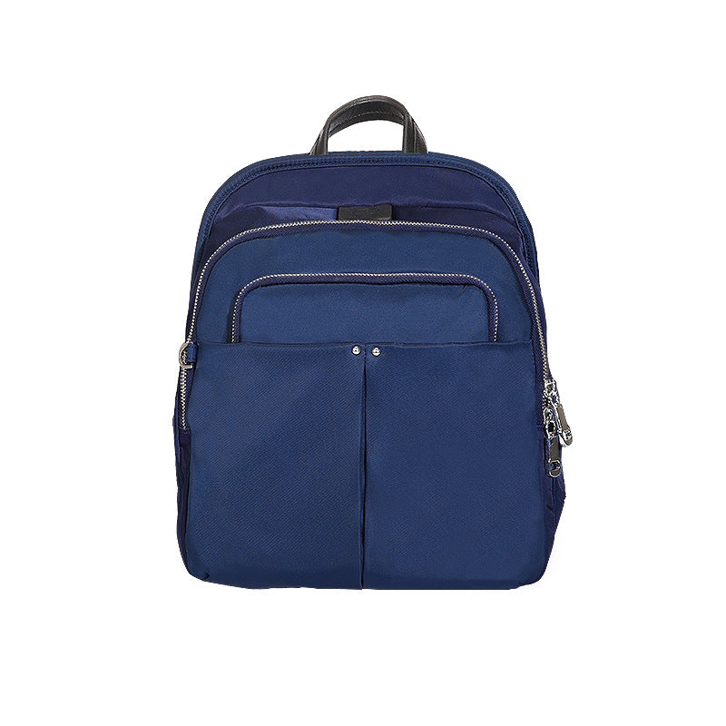 Mochila de viaje unisex para exteriores, de nailon impermeable, tamaño mediano, antirrobo