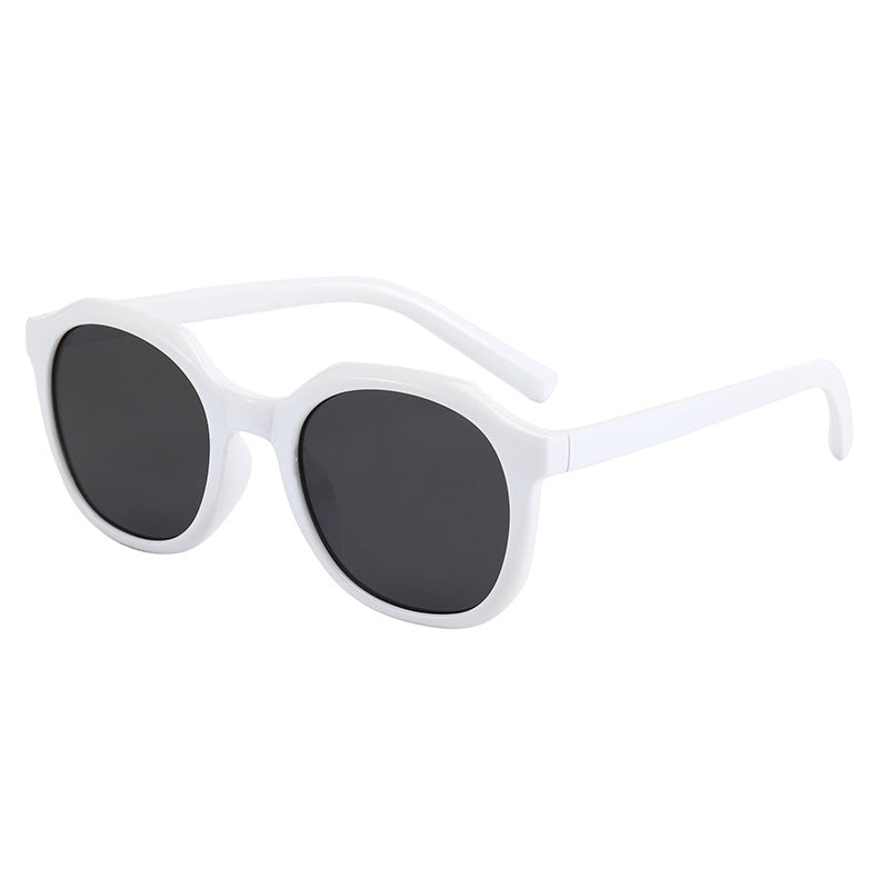 Gafas de sol redondas de montura grande para mujer - Gafas de sol retro de moda
