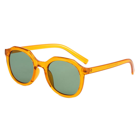 Round Big Frame Sunglasses for Women - Fashion Retro Sun Glasses