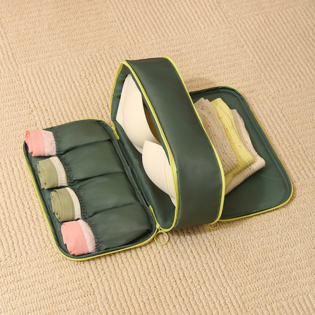 Dopamine large-capacity underwear storage bag, travel storage bag, multi-functional three-in-one socks storage bag