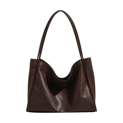 Bolso tote elegante para mujer – Bolso de hombro retro, minimalista y versátil para el día a día, ideal para otoño e invierno 
