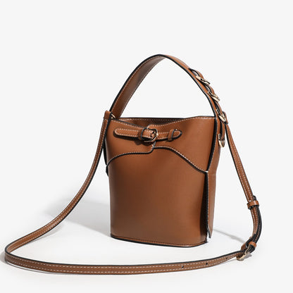 Bolso de mano pequeño y elegante tipo cubo – Bolso bandolera elegante para el día a día y bolso tote compacto estilo hobo 