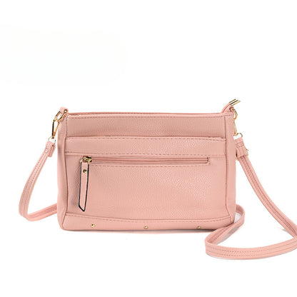 Stylish and simple shoulder Crossbody bag, women's small versatile zipper crossbody purse, stylish small square bag