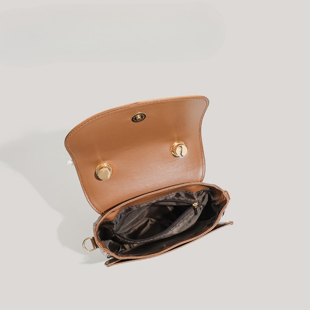 Design cute PU cartoon saddle bag, women's bag animal pattern small Crossbody bag, shoulder bag, mini top handle purse, toddler purse