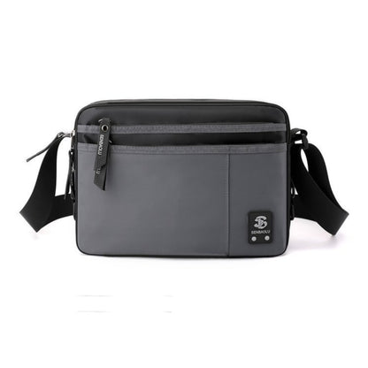 Bolso bandolera ligero para hombre, bolso pequeño de hombro para negocios, bolso de viaje sencillo e informal, bolso bandolera cuadrado pequeño para hombre 
