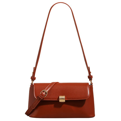 Bolso rojo retro para mujer, bolso de hombro tipo hobo de moda, estilo veraniego, con textura y estilo veraniego.