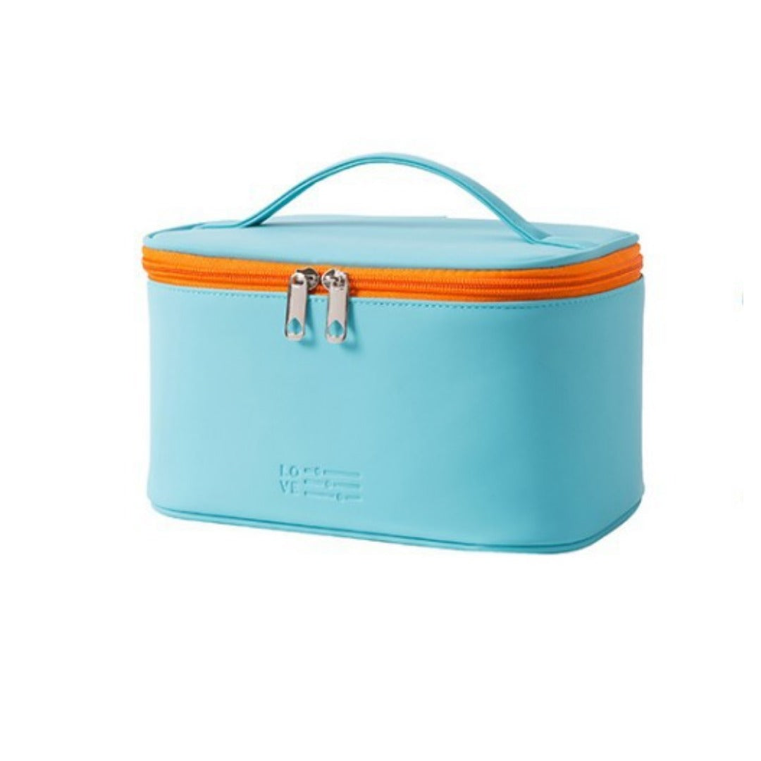 Capacity waterproof cosmetic bag, PU multi-functional cosmetic storage bag, cosmetic bag lightweight, makeup bag organizer,