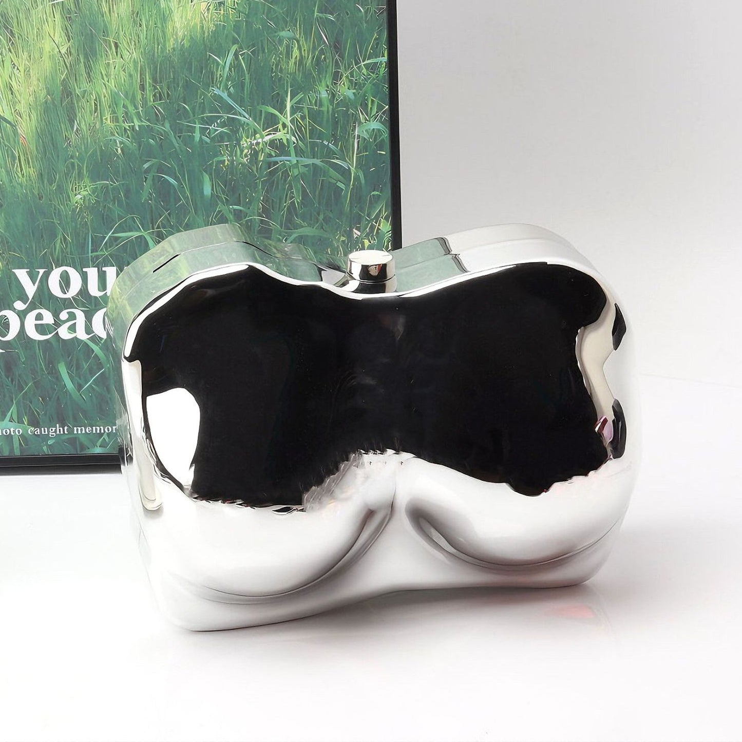 Elegante bolso de mano de acrílico de forma irregular – Bolso de mano de noche con estilo, perfecto para fiestas, graduaciones y bodas.