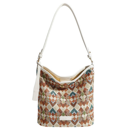 Casual large capacity hobo bag, bag female college shoulder bag, Crossbody hobo bag, bucket bag