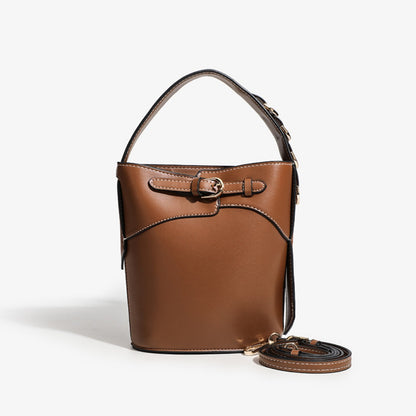 Bolso de mano pequeño y elegante tipo cubo – Bolso bandolera elegante para el día a día y bolso tote compacto estilo hobo 