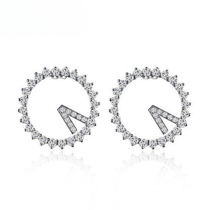 Micro-Set Zircon Stud Earrings