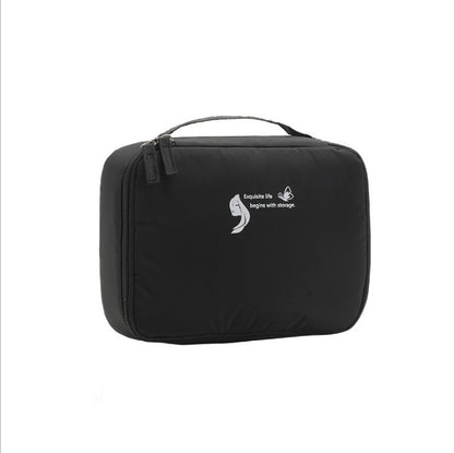 Lightweight makeup bags,Waterproof multi-functional portable toilet bag, anti-wrinkle large-capacity square cosmetic bag, makeup bag with compartments,
