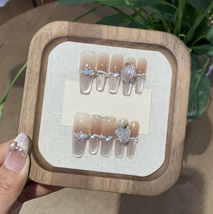 1034- Handmade press on nails fake nails removable