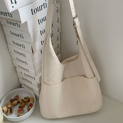 Bolso hobo suave de gran capacidad, bolso de hombro de verano para mujer, bolso de mano informal para ir al trabajo, bolso tote para el día a día 