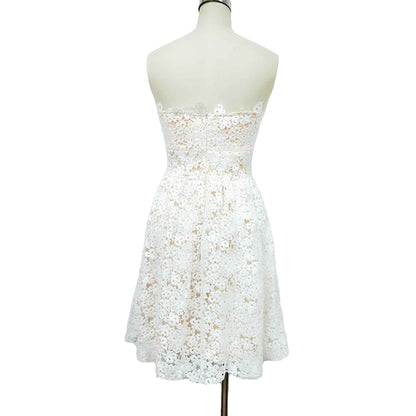 White Breast Wrap Bridesmaids Fluffy Middress Evening Dress Sexy White Floral Wrap Dress Summer