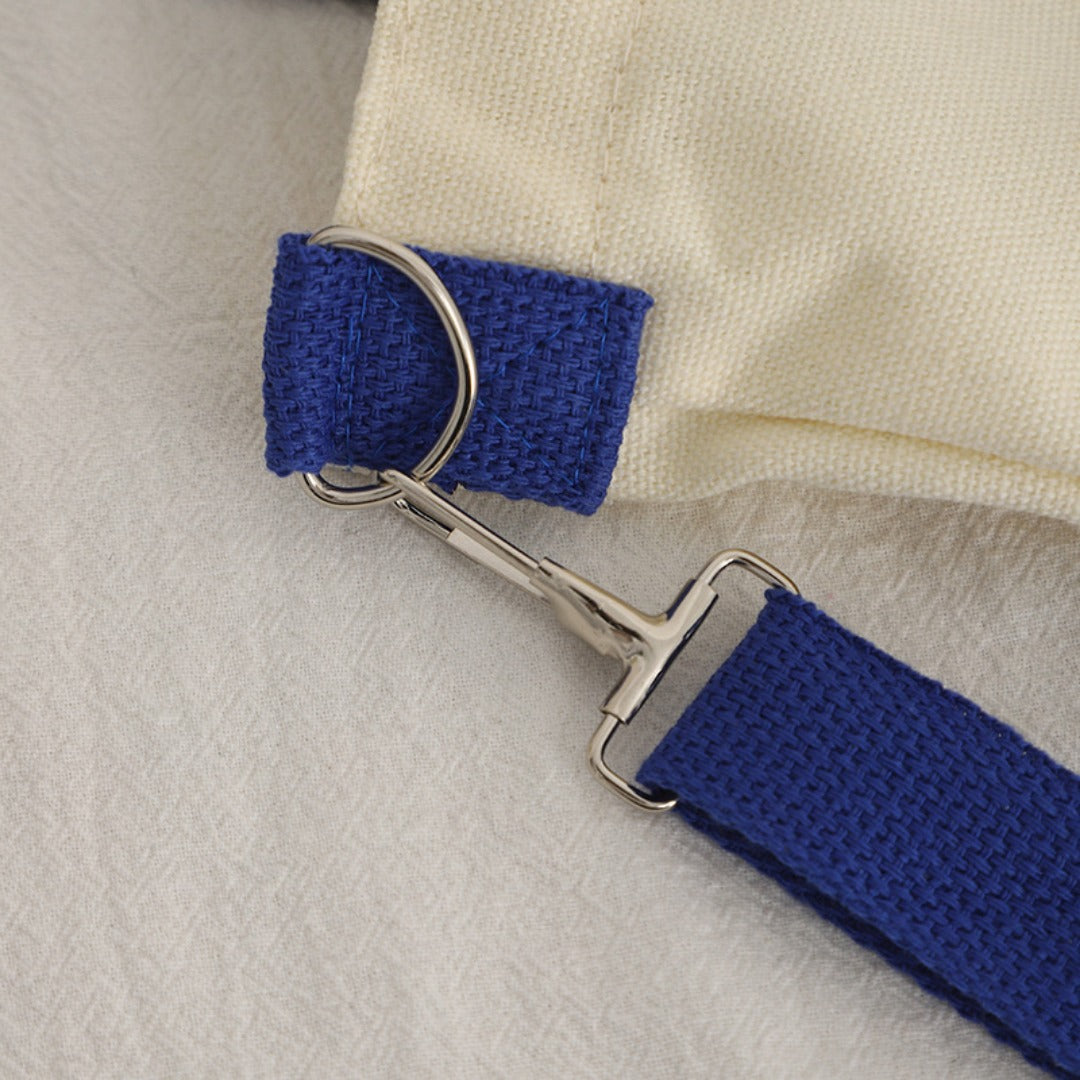 Carry letter pattern printed canvas bag, student shoulder canvas bag, shopping bag with zipper, tote canvas bag